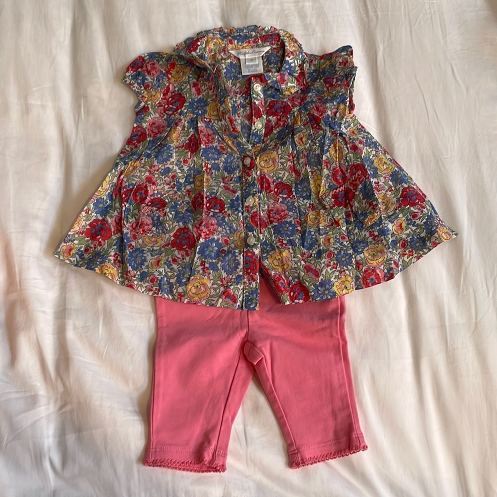 Ralph Lauren - 3 month - Baby Girl 2-Piece Set